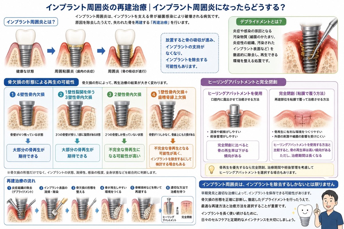 インプラント周囲炎の再建治療